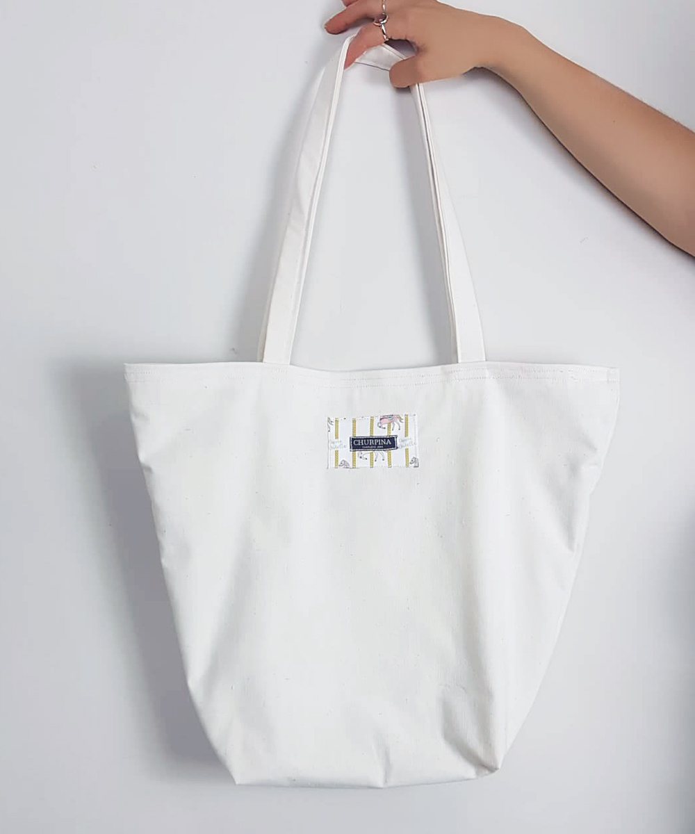 canvas beach bag