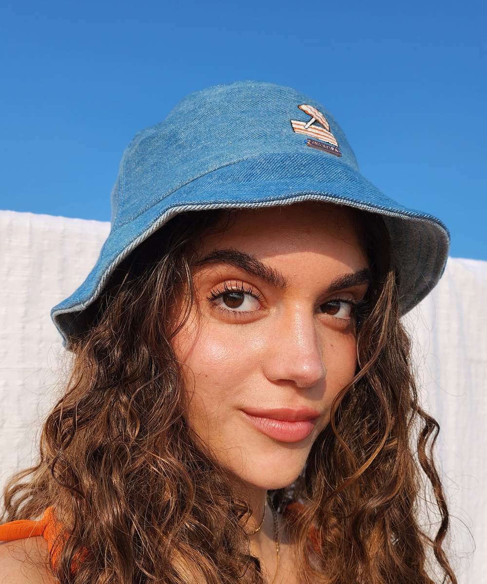 Churpina Swimwear - Repurposed Denim Bucket Hat
