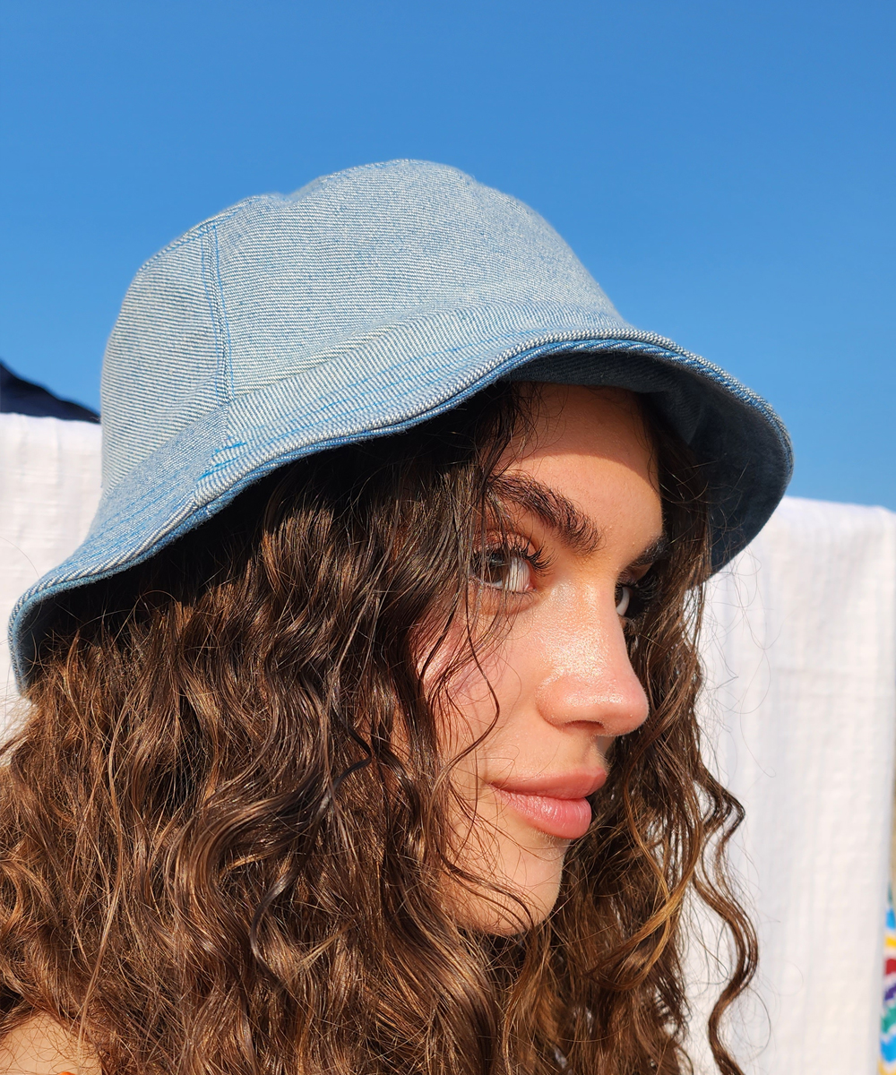 Churpina Swimwear - Repurposed Denim Bucket Hat